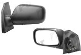 Oglinda exterioara Toyota Corolla (E12) 01.2002-12.2003 Partea Dreapta Crom Convex manuala Fara Incalzire, carcasa neagra cu primer