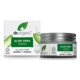 Crema concentrata Dr.Organic Bio Aloe Vera, hidratanta, 50ml, pentru piele uscata si sensibila
