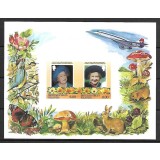 BRITISH VIRGIN ISLANDS 1985 REGINA ELISABETH II FAUNA PASARI CIUPERCI