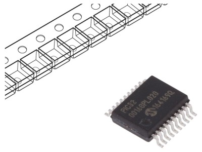 Microcontroler PIC 16kB, I2S, SPI, UART foto