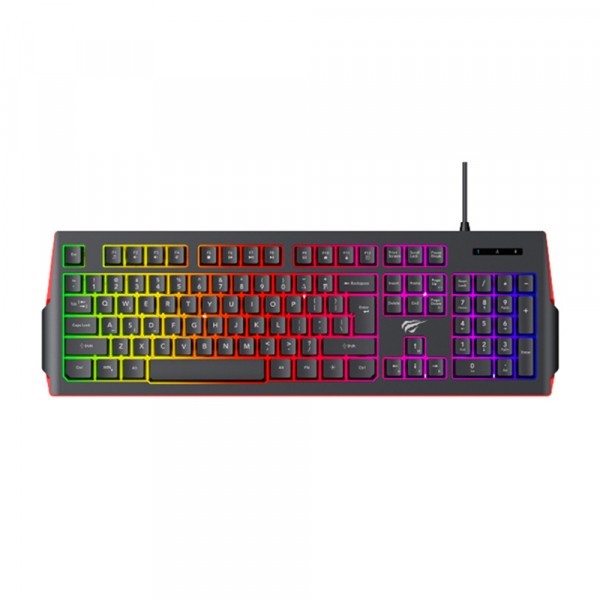 Tastatura Gaming Wired USB HAVIT KB866L, RGB, 1.4m, Neagra Rosie