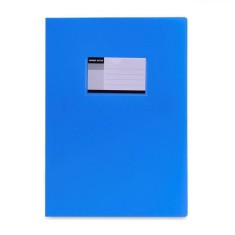 Dosar Documente, Plastic, A4, 2 Compartimente, Culoare Albastru