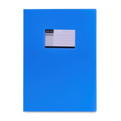 Dosar Documente, Plastic, A4, 2 Compartimente, Culoare Albastru foto