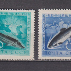 RUSIA 1959 FAUNA MARINA MI. 2244-2245 MNH