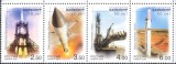 Rusia 2004 - Cosmodromul Baikonur, rachete, serie neuzata