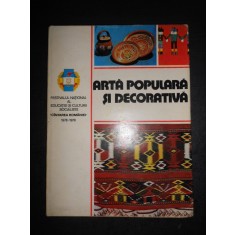 ARTA POPULARA SI DECORATIVA. ALBUM (1981)