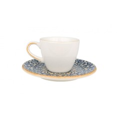 Bonna Alhambra - Ce&Egrave;ti de espresso &Egrave;i farfurie - 80.0 cc - Por&Aring;&pound;elan - 6er set