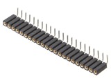 Soclu pini mamă 22 pini 90&deg; 2,54mm THT