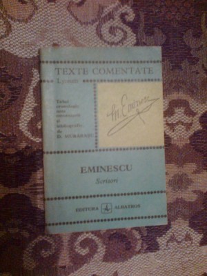 b1a Texte comentate Eminescu - Scrisori foto