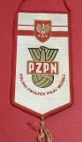 Fanion fotbal - Federatia de Fotbal din POLONIA (27X14 cm)