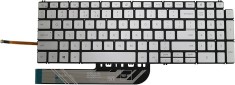 Tastatura laptop noua Dell Inspiron 15 7590 5584 5590 5593 5594 5598 SILVER without FRAME Backlit US