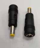 Mufa adaptoare alimentare DC 2.1x5.5 mm mama la 5.5x1.7 mm tata, Oem