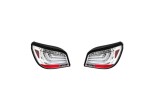Set stopuri spate, lampa Bmw Seria 5 (E60), 04.2007-06.2010, model: Sedan, tuning, montare spate, stanga+dreapta, LED; alb, transparent; tuning; Taiw