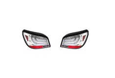 Set stopuri spate, lampa Bmw Seria 5 (E60), 04.2007-06.2010, model: Sedan, tuning, montare spate, stanga+dreapta, LED; alb, transparent; tuning; Taiw