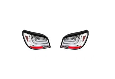 Set stopuri spate, lampa Bmw Seria 5 (E60), 04.2007-06.2010, model: Sedan, tuning, montare spate, stanga+dreapta, LED; alb, transparent; tuning; Taiw foto
