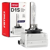 Bec xenon HID D1S 5500K 35W AMiO 150% POWER pentru faruri xenon originale cu lupa, omologare E4, cod 01968, fara modificari la instalatie