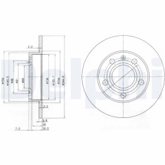 DELPHI BG2753C Disc frana