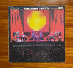 Tangerine Dream ? Logos Live (vinil orginal, prima presa - 1982) foto