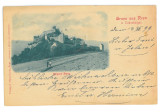 4051 - RUPEA, Brasov, Litho, Romania - old postcard - used - 1899, Circulata, Printata
