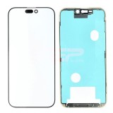 Geam cu Rama si OCA iPhone 16 Pro Max Negru, Blister