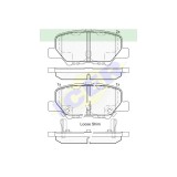 Set placute frana Icer 182118, parte montare : Punte Spate