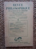 Revue philosophique de la France et de l&#039;&eacute;tranger NR 7-9 1950