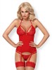 Corset 838-COR, Obsessive, rosu, S/M