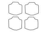 Cumpara ieftin Garnitura camerei plutitoare (cantitate per impachetare: 4buc) pentru YAMAHA XT, XTZ 600/660 1986-2000