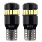 Bec de pozitie tip LED Canbus, T10 W2.1x9.5 W5W, 12V-24V, 18 SMD 3014 + 1SMD, culoare alb, AMIO, set 2 buc