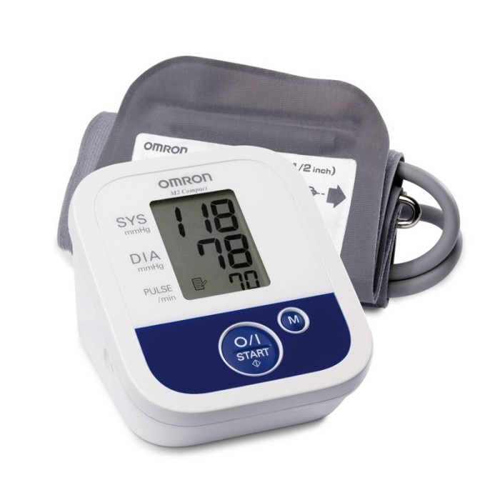 Tensiometru de brat Omron M2 Basic, LCD, pompa electrica Tensiometru de brat Omron M2 Basic, LCD, pompa electrica