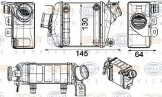 Radiator intercooler OPEL INSIGNIA Combi (2008 - 2016) HELLA 8ML 376 910-191 foto