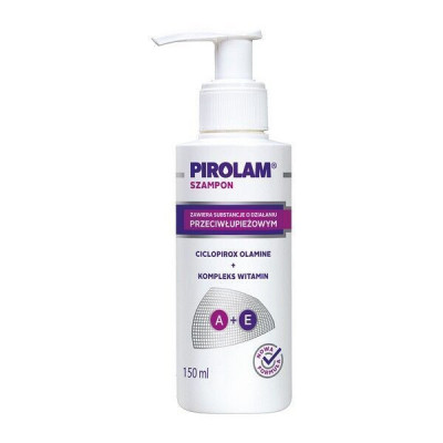Sampon Pirolam, Anti-Matreata, cu Ciclopiroxolamina, Testat Dermatologic, 150ml foto