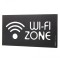 Semn indicator Wi-Fi Zone, 8x15 cm