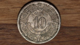 Mexic - moneda de colectie - 10 centavos 1946 - calendarul mayan - superba!, America Centrala si de Sud