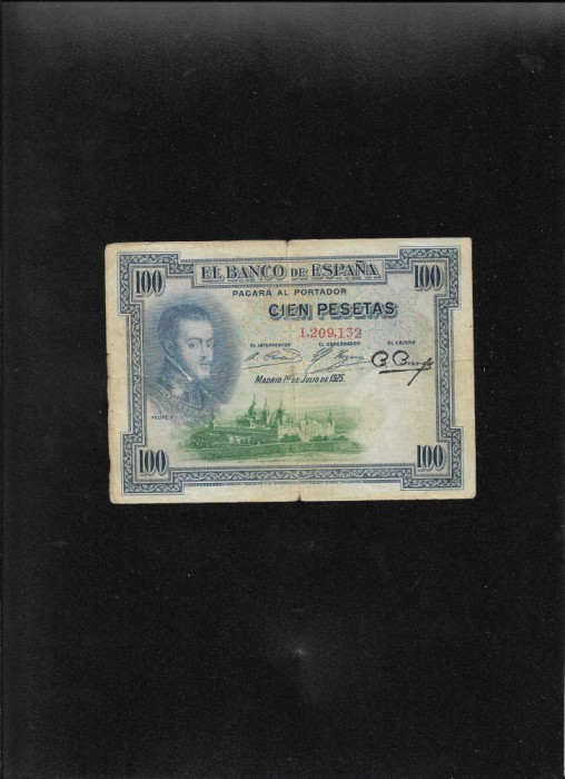 Spania 100 pesetas 1925 seria1209132