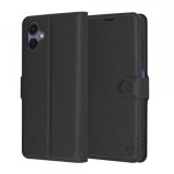 Husa pentru Samsung Galaxy A06 A065, Techsuit, Leather Folio, Neagra