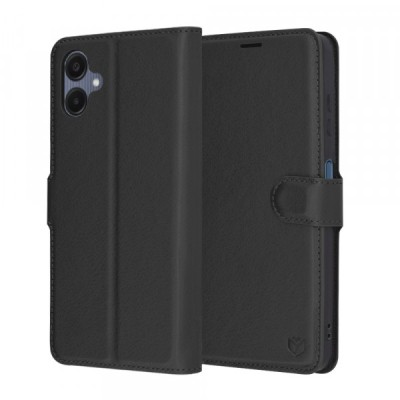 Husa pentru Samsung Galaxy A06 A065, Techsuit, Leather Folio, Neagra foto