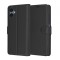 Husa pentru Samsung Galaxy A06 A065, Techsuit, Leather Folio, Neagra