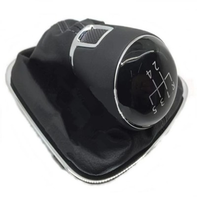 Maner/Nuca schimbator 5 viteze negru + manson schimbator, compatibi VW POLO 2011-2017 Motor Starter foto