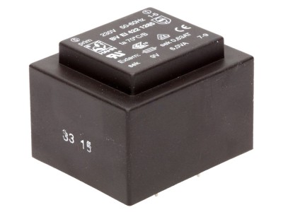 Transformator &amp;icirc;ncapsulat 6VA 230VAC 9V foto