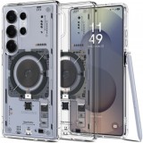 Husa MagSafe pentru Samsung Galaxy S25 Ultra S938, Spigen, Ultra Hybrid Neo One, Transparenta