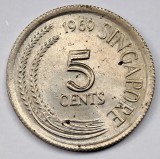 Singapore, 5 Cents 1969