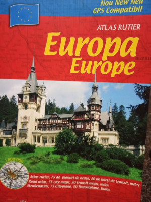 Atlas rutier Europa foto