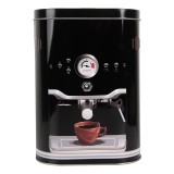 Cutie depozitare cafea metal multicolor 14x8x19 cm