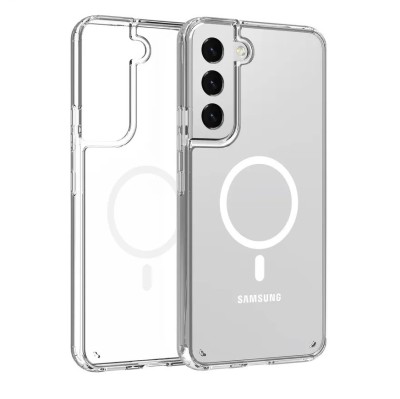 Huse silicon cu incarcare magetica wireless pentru Samsung S22 foto