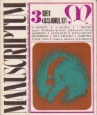 Manuscriptum (3/1981) foto