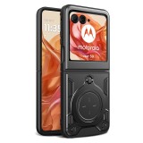 Cumpara ieftin Husa Motorola Razr 50 Antisoc cu Protectie Camera Negru TCGP, Techsuit