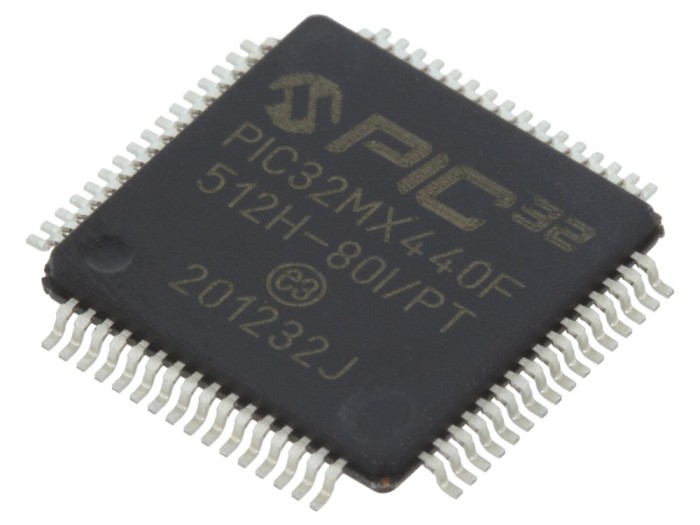 Microcontroler PIC32 TQFP64 512kB
