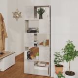 VidaXL Bibliotecă/Separator cameră, gri beton, 60x24x155 cm