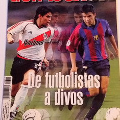 Revista fotbal - "DON BALON" (19.11.-25.11.2001) poster jucatorul ACUNA